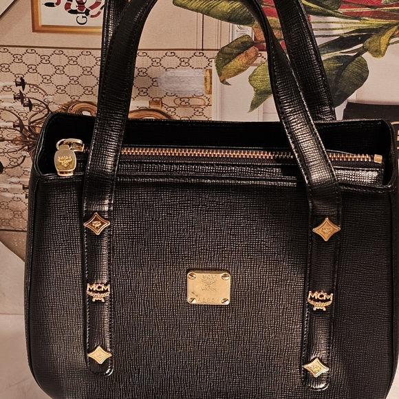 MCM MINI BOSTON LEATHER BAG - GERMANY - Picture 3 of 11